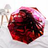 Red Moonlight Umbrella: Automatic Opening/Closing, Foldable Design, 8-Bone Frame, - Perfect Gift for Fans and Travelers!0104170a