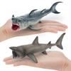 Simulation Marine Mammal Series Great White Shark Basking Shark Fish Marine Life Model Desktop Static Ornament