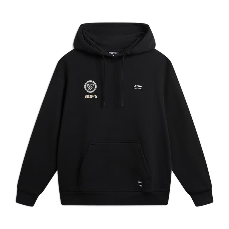 Li-Ning LPL World Championship Unisex Pullover Hoodie M чёрный
