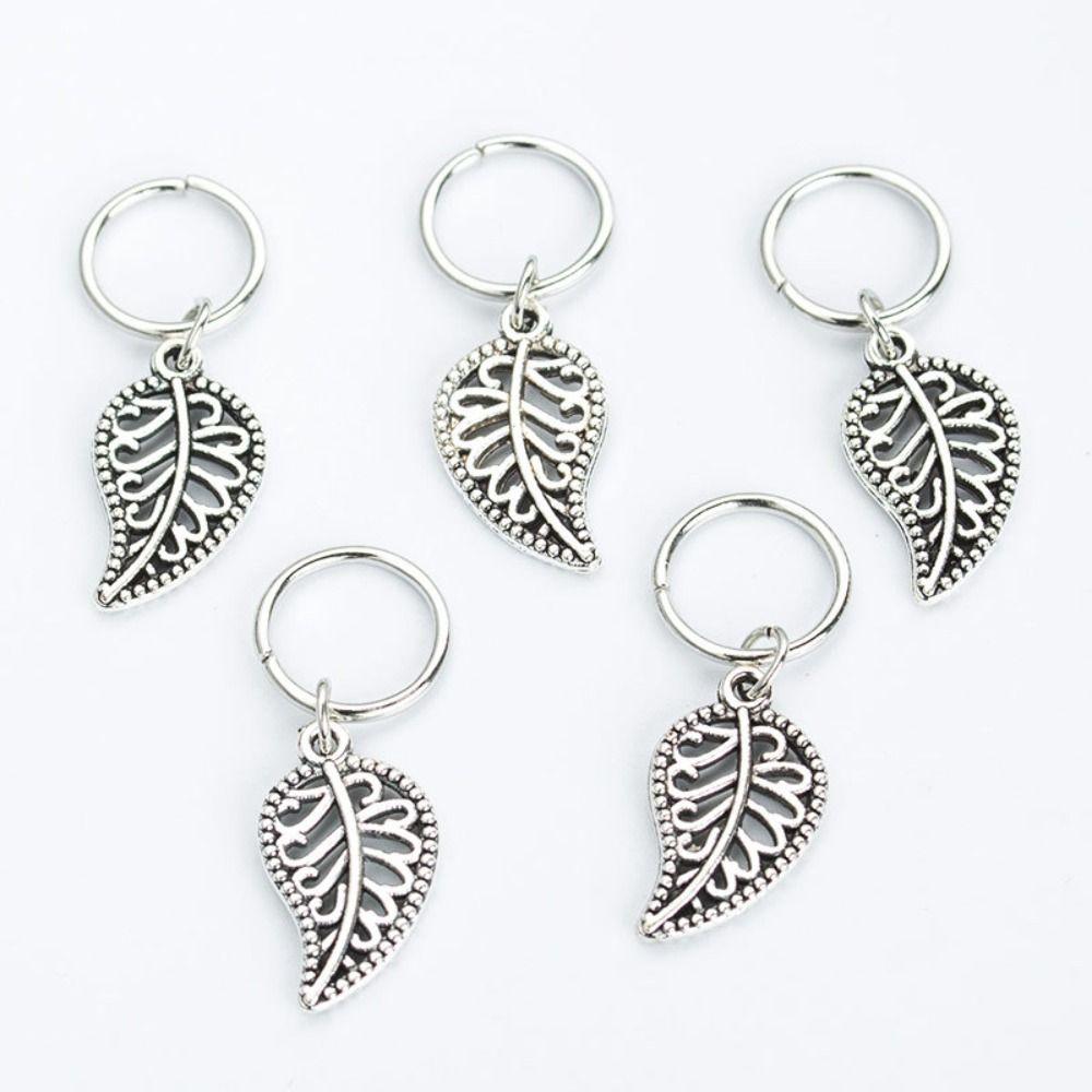 

5 шт./набор Серебряная коса Дреды Бусина Золотые манжеты для волос Ювелирные изделия Кольца для волос Вечеринка 8