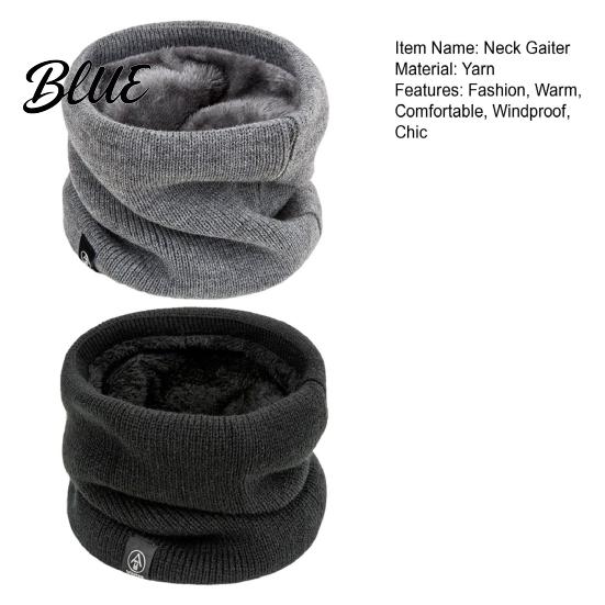 Breathable Neck Cover Fleece Soft Women Thermal for Men Winter Gaiter Thick Warm Mask Lined