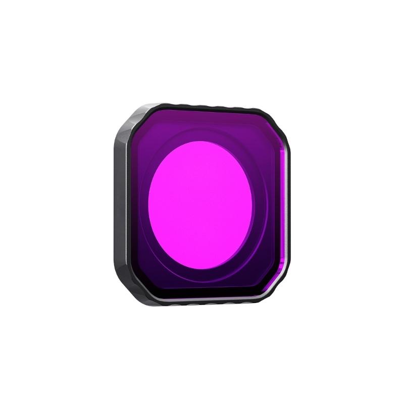 Dive Filter For Action Cameras Opticaled Glass Lens Cover Waterproof Anti Fog Rusts Resistant Aluminum Frame