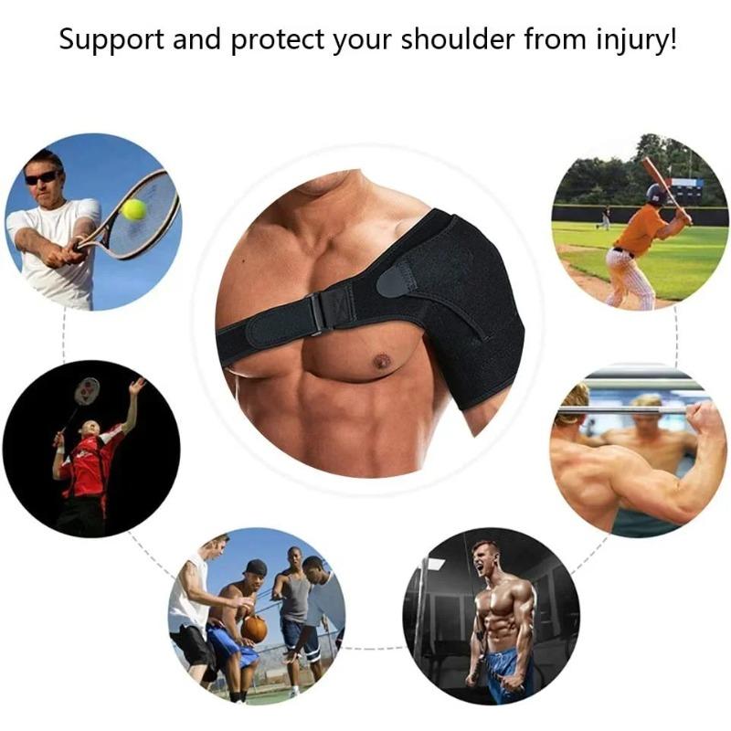 Adjustable Shoulder Support Brace With Pressure Pad For Men Women Relief Torn Rotator Cuff Tendonitis Dislocation