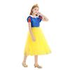 Snow White Princess Dress with Cape and Bow Accessory Yellow 2-3 Years Kids Costume