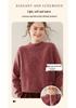 Women's Thickened Cashmere Sweater: Half-High Collar, Raglan Sleeve, Marled Yarn, Rolled Hem, Warm Long Sleeve Base Layer.