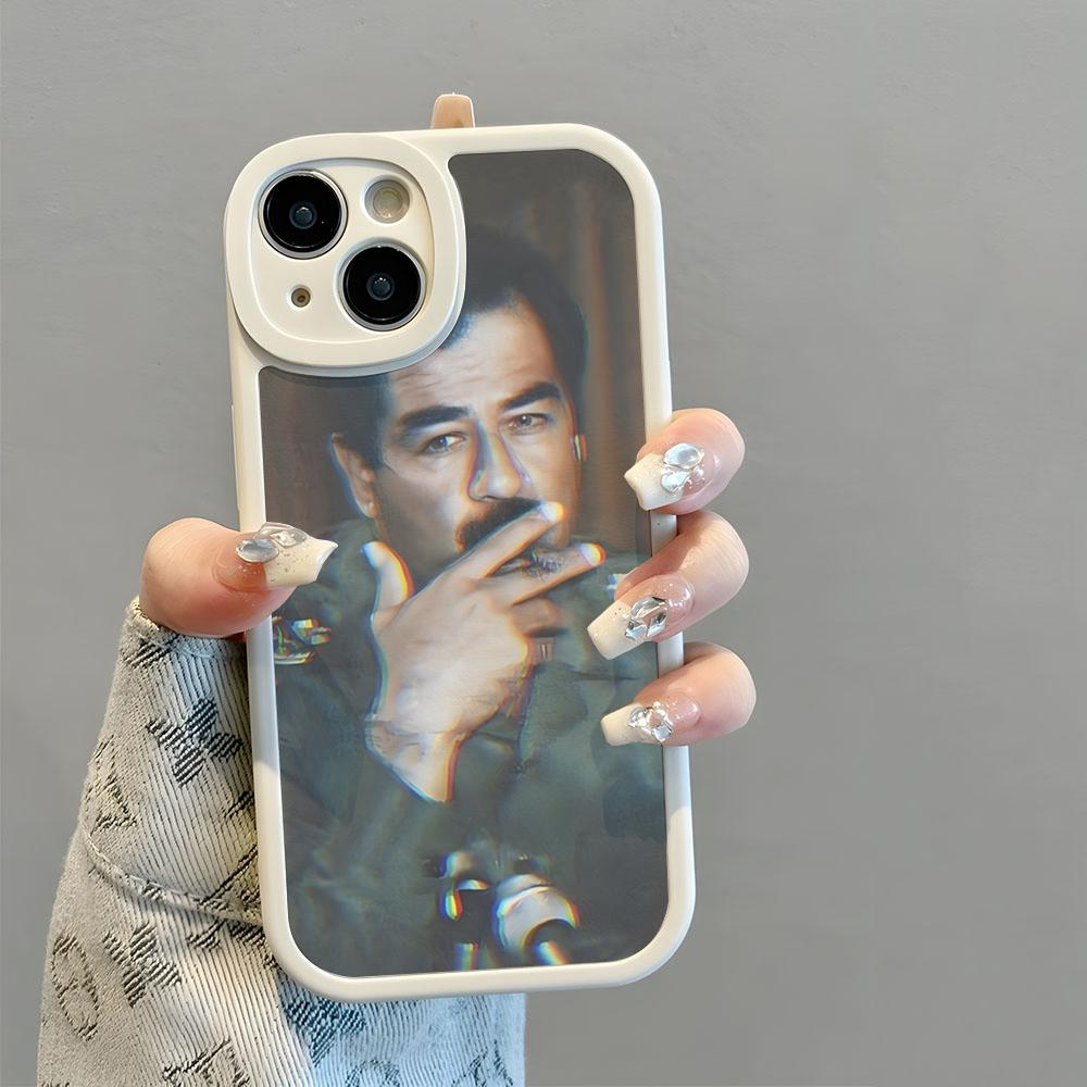 

Arabic Iraq Saddam Hussein Phone Case New 2025 Lambskin Silicone For IPhone 16 15 14 11 12 13 Pro Durable Max Mini X XR XS 8 Plu iPhone12 ProMax