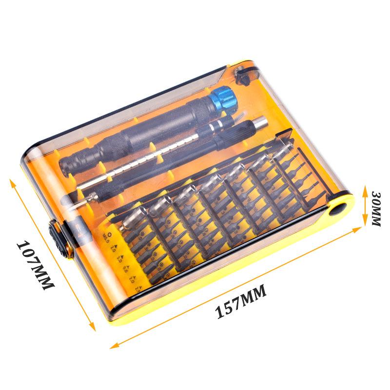 46-in-1 Magnetic CRV Phone Repair Tool Set with Multifunctional Screwdriver