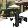 Adjustable Garden Bracket Flexible Patio Umbrella Mount Parasol Support Clamp  Outdoor Settings