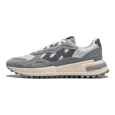 Li Ning Serie Lifestyle Sportivo Wind Rider Comodo Versatile Suola Spessa Aumento di Altezza Antiscivolo Resistente all'Usura Scarpe Casual Basse AGCU117-1