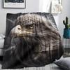 Eagle Print Flannel Blanket, High Quality Comfortable for All Seasons, Home Decor, Warmth and Comfort, Perfect for Christmas Gifts