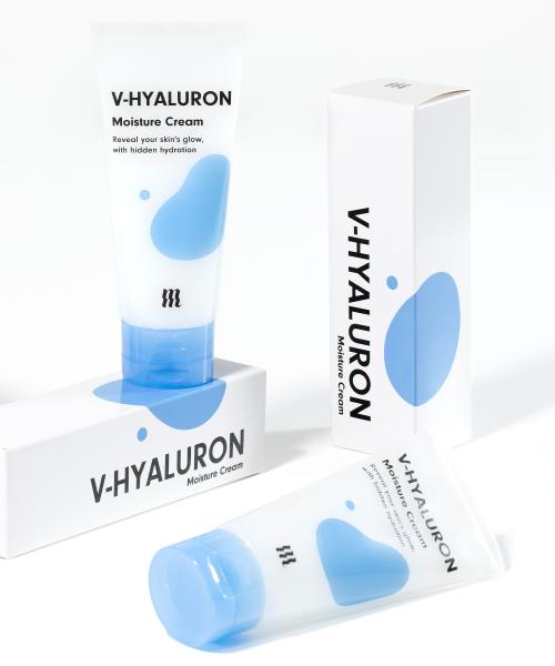 Merzy V Hyaluronic Acid Hydrating Ampoule & Cream Set with Gift