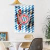 Bayern Munich Wall Decor Tapestry Art For Pet Memorial Birthdaywedding Party Backdrop Family Gift