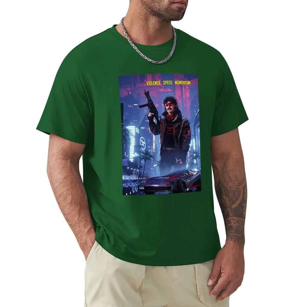 Dr Disrespect T-Shirt summer top oversized Short sleeve tee