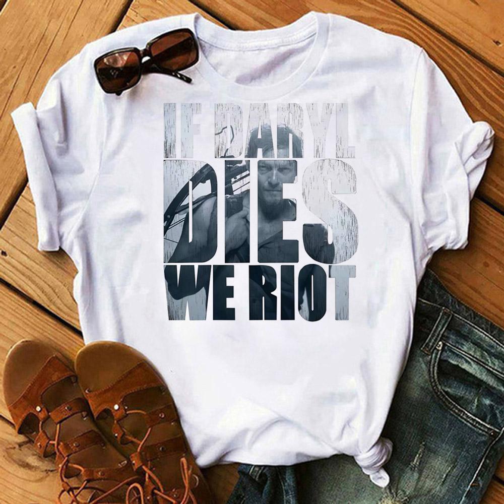 Dámské tričko Daryl Dixon vtipný top dívka oblečení 2000s