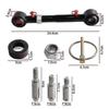 Kit di rialzo da 2,5-6 pollici con biellette barra stabilizzatrice a sgancio rapido per Jeep Wrangler JK 2007-2018, Sistema di sgancio rapido barra stabilizzatrice anteriore Accessori per auto