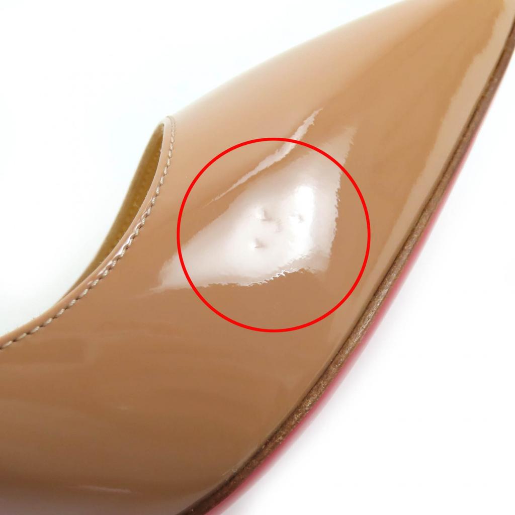 Pristine Christian Louboutin Pumps Pigalle Pointed Toe Patent Leather 37 1100382 Used