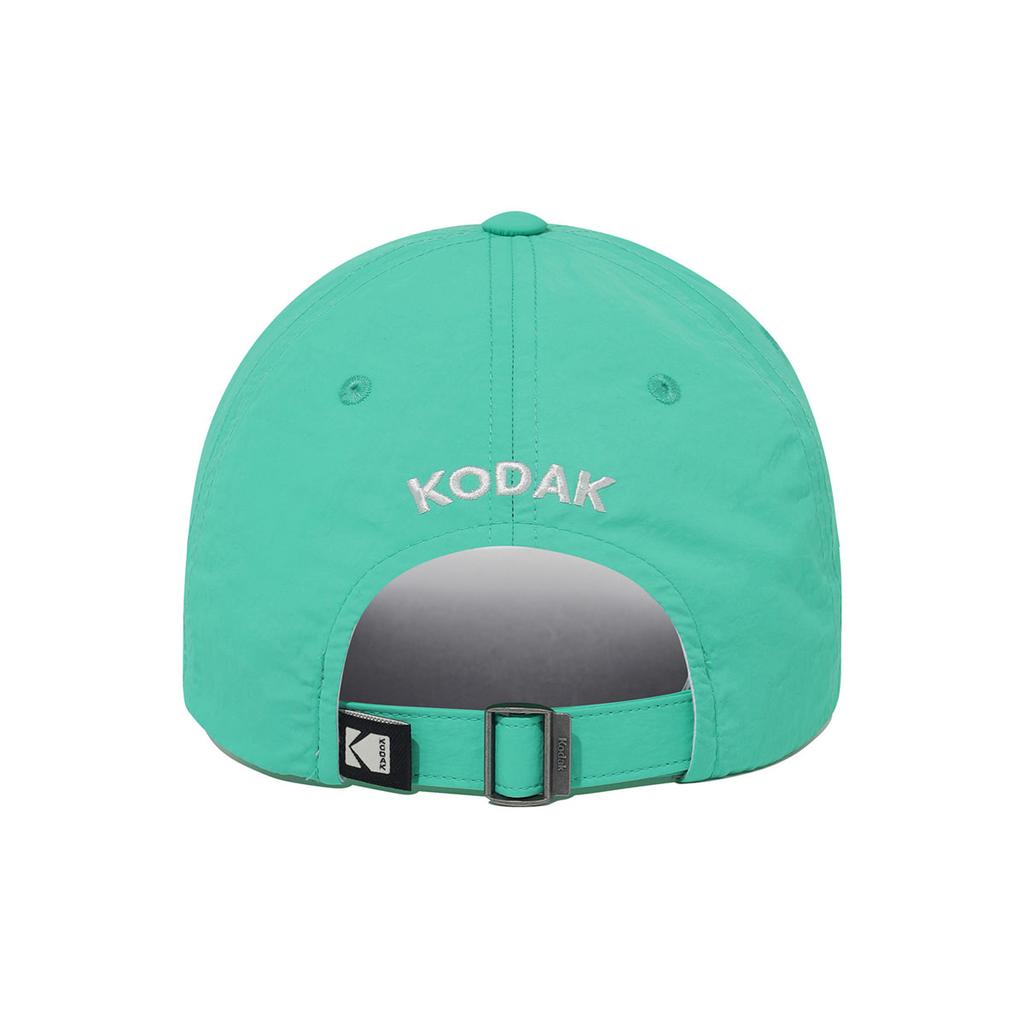 KODAK Relax Fit Square Logo Nylon Ball Cap Green