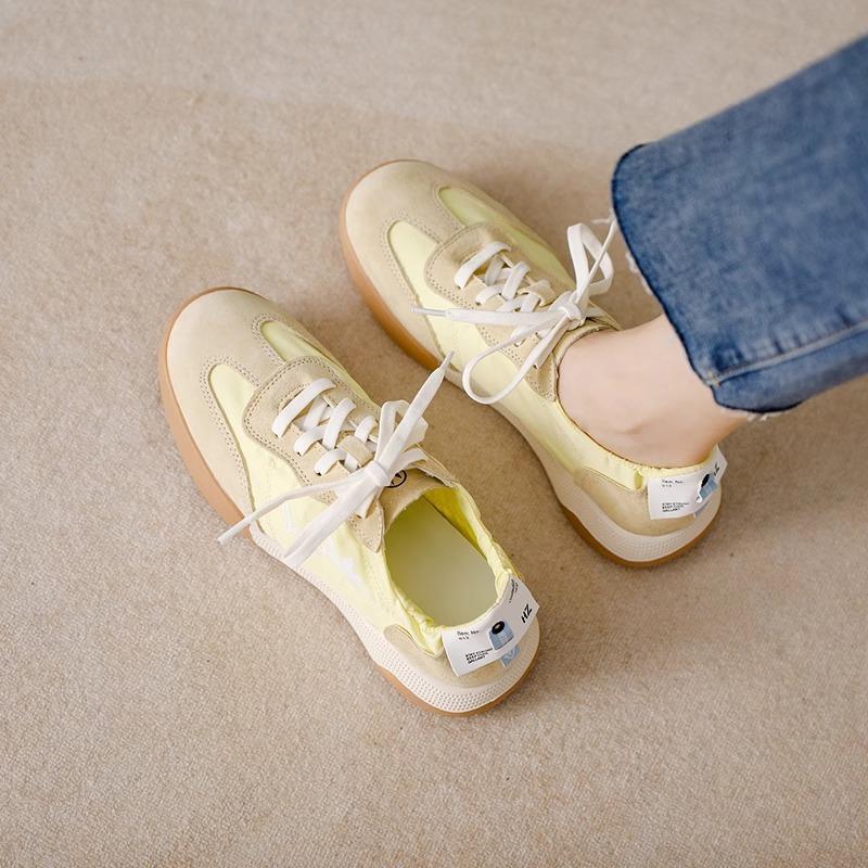 Popular Women's Shoes 2025 New Summer Breathable Soft Sole Not Tired Feet Thin Sole Sports Training Shoes Thin White Shoes