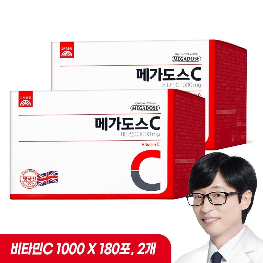 Koryo Eundan Megadose C Vitamin C 1000mg 180 packets 180g 2 pcs