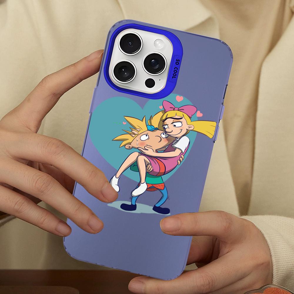 Hey Arnold Phone Case For IPhone 18 16 15 14 13 12 11 Pro Max X XR XSMAX 8 7 Plus Matte Shockproof Back Cover