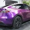 PET Metal Paint Purple Car Vinyl Film Car Wrapping Decal With Air Release Motorcycle Auto Interior Exterior Decoration Sticker