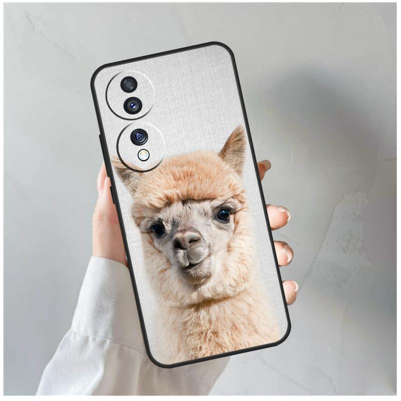 Lama Llama Alpaca For Honor Magic 5 6 7 8 Pro Case For Honor 200 400 Lite 50 70 90 X8c X8b X9a X9b X9c X9d Win