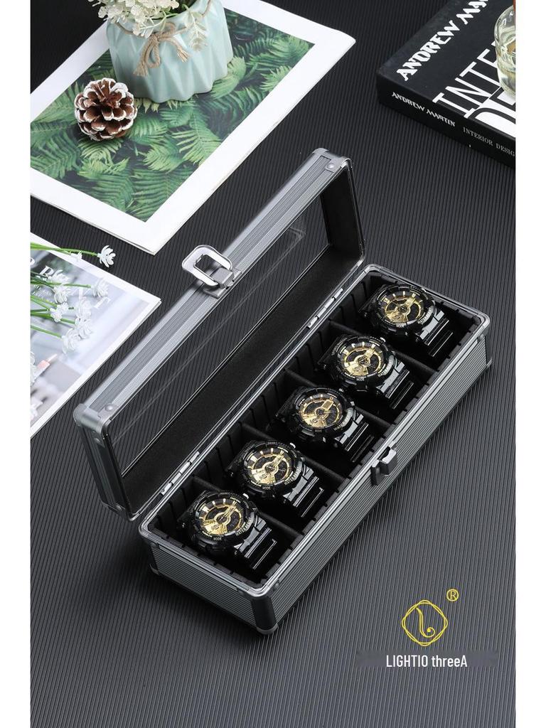 Aluminum Alloy Watch Display and Storage Box