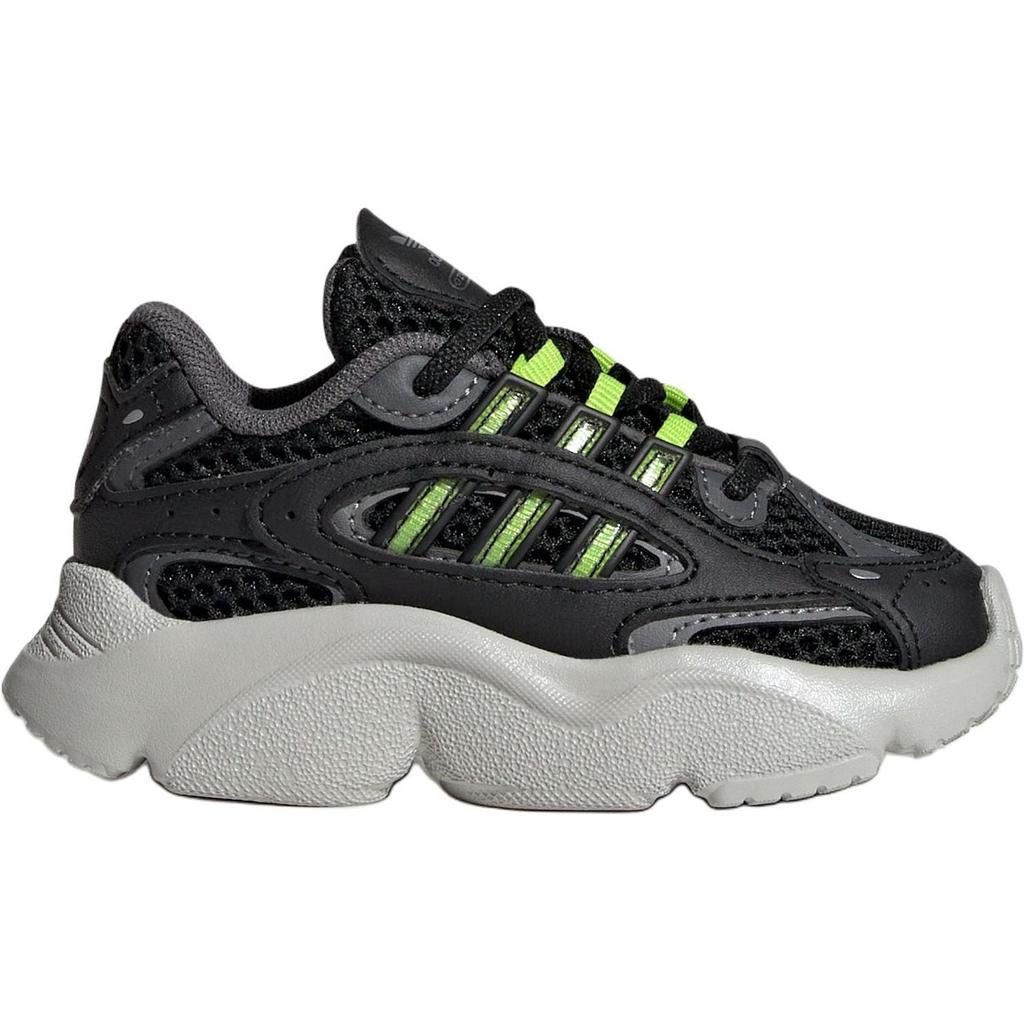 Adidas Originals Ozmillen Abrasion Resistant Low top Toddler Shoes Black Infant And Toddler IG4288