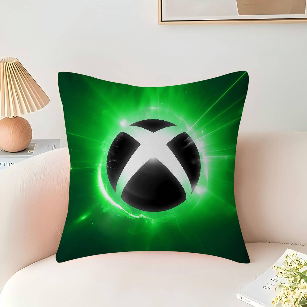 Xbox LOGO Pillow Cover for Bedroom Room and Living Room Sofa Decorative Cushion Cover