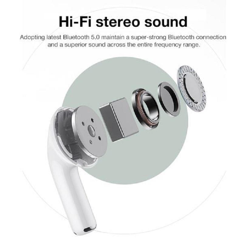 Pro3 Bluetooth 5.0 Bezdrátová sluchátka Automatické párování Sportovní handsfree headset s nabíjecím boxem Stereo zvuk pro iOS Android