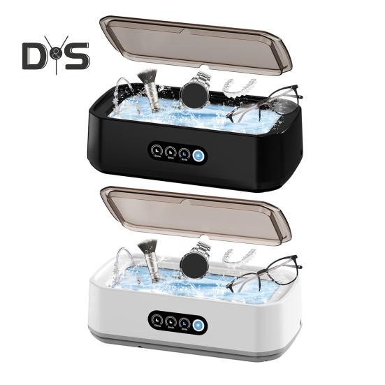 Ultrasonic Jewelry Ring Cleaner 650ml Large Capacity Ultrasonic Cleaning Machine 3 Time Modes Professional Ultrasonic Cleaner