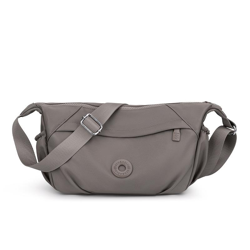 Water-Resistant Nylon Handbag Women's Lightweight Multi-Compartment Large Capacity Shoulder Bag