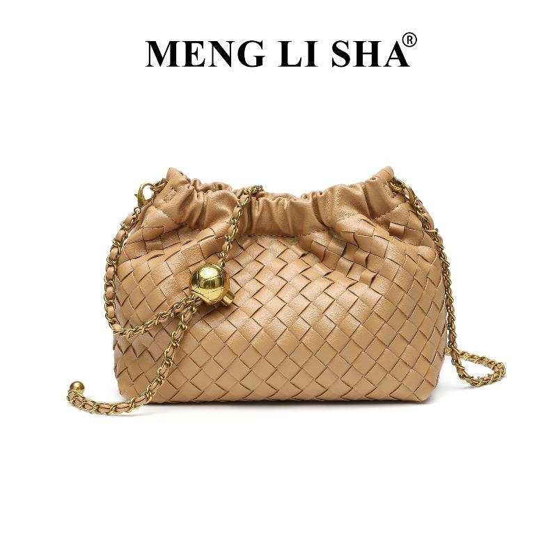 Spring and summer new niche design chain cloud bag simple fashion woven bag versatile single shoulder messenger women's bag