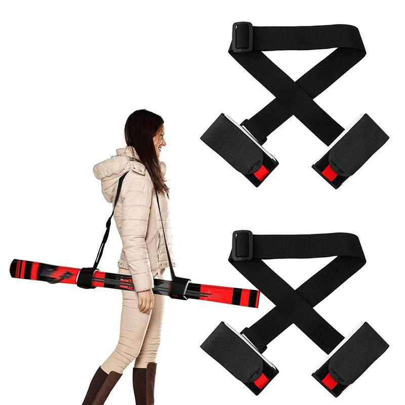 Outdoor Ski Fixed Strap Hand-Held Double Board Ski Strap Snowboard Shoulder Straps Adult Sled Shoulder Straps Ski Accessory