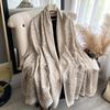 Double-Sided Commuting Warm Fashion Elegant Simple Atmosphere Imitation Cashmere Scarf Shawl Cape Female Big Name Style