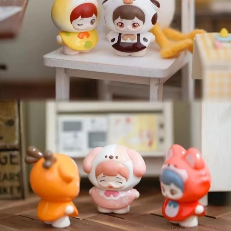 Huahua Kindergarten Cute Grain Animal Surprise Boxs Trendy Collectible Desktop Decoration Birthday Gifts Toys