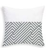 Grey White Geometric Short Plush Pillowcase Sofa Cushion Cover Home Decoration Can Be For You 40X40 45X45 50X50