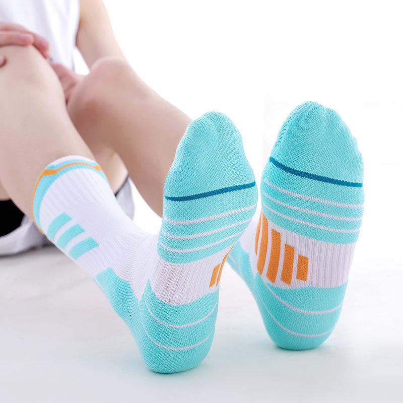 Calzini da basket Elite professionali antibatterici e spessi medi da uomo, taglia 39-44