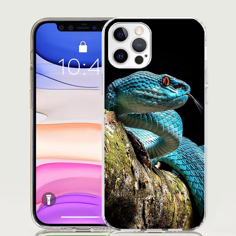 Animal Leather Snake Scales Phone Case for Apple iPhone 17 Air 16 15 Plus 14 + 13 Mini 12 11 Pro Max 7 8 SE 16Max Soft Shell Cov