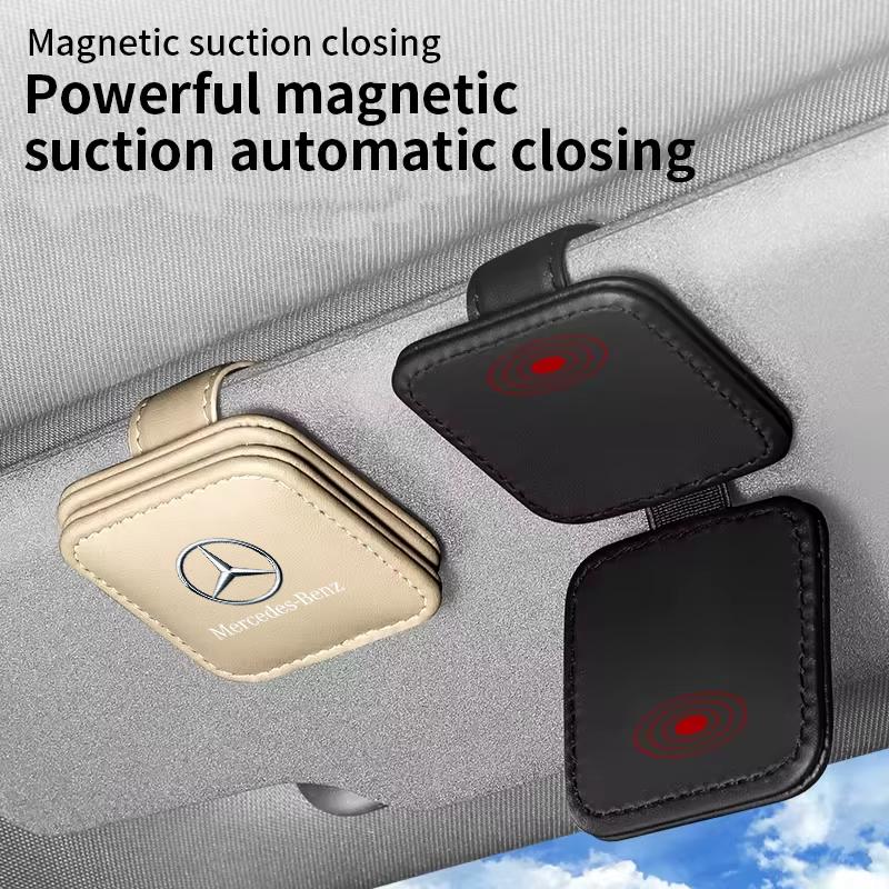 FCM5   Visor Sunglasses Holder Clip Eyeglass Holder For Mercedes Benz B/C/E/S Class W203 W204 W205 W210 W211 W212 W221 Car Accessories