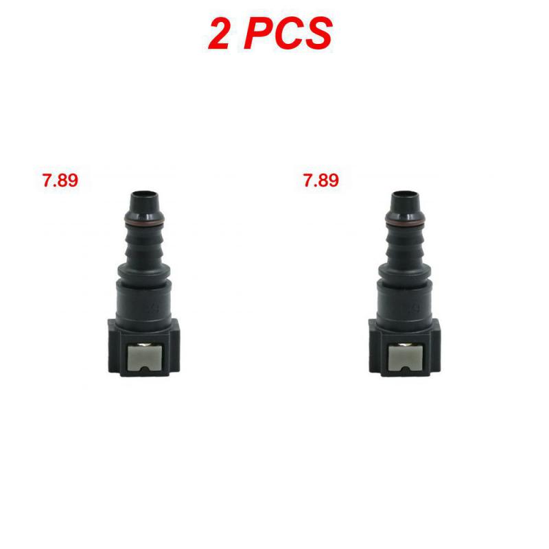 ID8 7.89 Car Fuel Line Coupler Hose Quick Connect Rubber Nylon Oil Line Pipe Adapter Disconnect Release Hose Connector