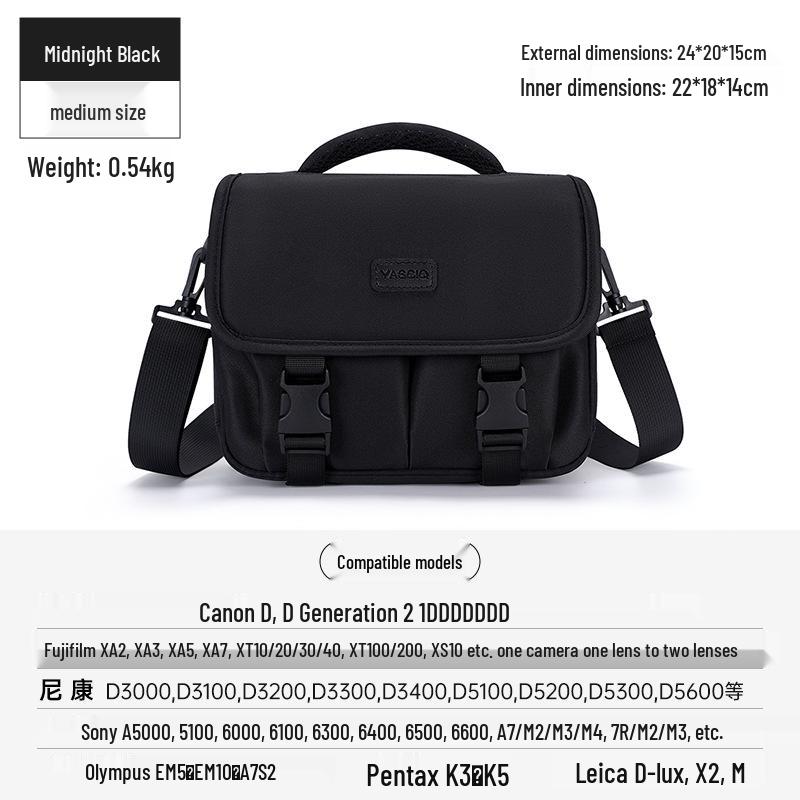 DSLR & Mirrorless Single Shoulder Camera Bag for Fujifilm XS10/XT100, Sony, EOS