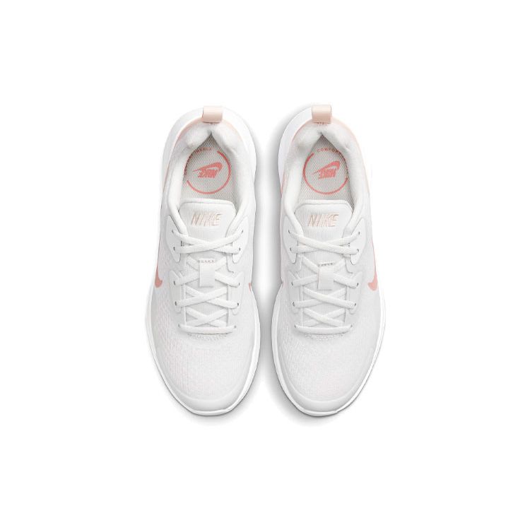 Nike Port Quotidien Confortable Tendance Amortissantes Antidérapantes Durables Basse Top Chaussures de Course Baskets Femme Blanc Rose CJ1677-009