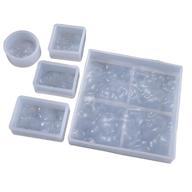 Wave Silicone Mold Resin Craft Diy Jewelry Cutting Shape Pendant Resin Mold