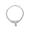Geometric Layered Stainless Steel Pendant Necklace For Men And Women