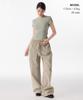 MUSINSA STANDARD WOMAN Women'S Nylon Wide Lace Track Pants [Light Beige]