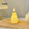 Christmas Party Table Centerpieces Tree Shaped Flameless LED Candles, Battery Operated Flickering Candle Themed Accent Lighting Light, Holiday Desktop