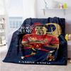 Lamin Yamal Personalized Text Blanket Lightweight Customizable Blanket Ultrasoft For Couch Office Chair Bedding Home Decor Allseason Use