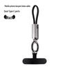 Zinc Alloy PD60W Fast Charging Data Cable Keychain for Apple iPhone/Huawei with Portable Lanyard