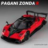 1:Maßstab 32 Pagani Huayra BC Zonda R Modellautos Spielzeug Legierung Druckguss Fahrzeug Rückzieher Miniatur Supersportwagen Modell Hobby Ornamente